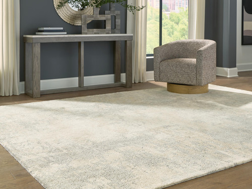 Ashley Raif Gray White Cream Extra Large Rug