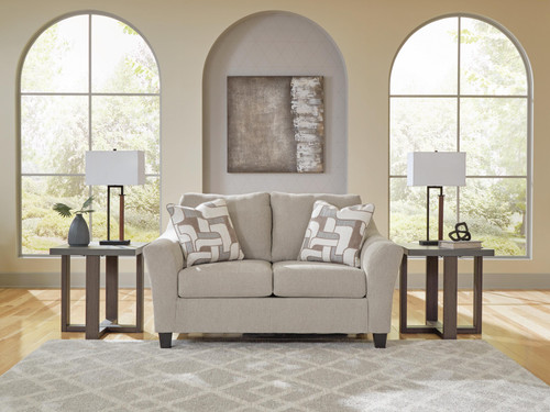 Benchcraft Willarae Taupe Loveseat
