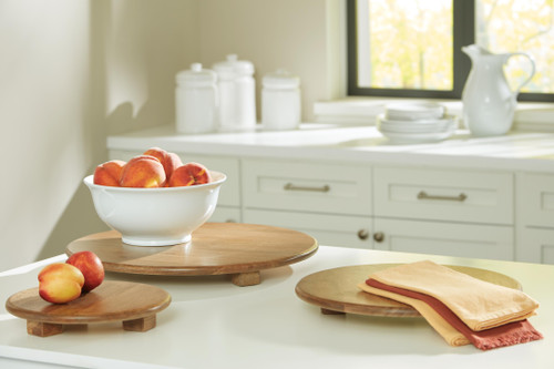 Ashley Kaidler Brown Tray Set (Set of 3)