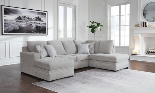 Benchcraft Gabyleigh Nickel 2-Piece Sectional with Chaise