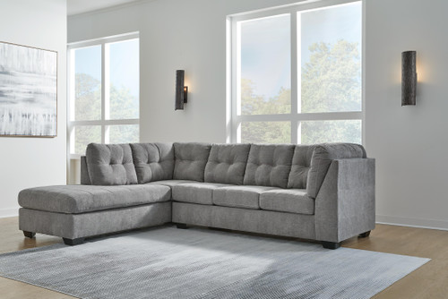 Ashley Marleton Gray 2-Piece Sectional with Chaise