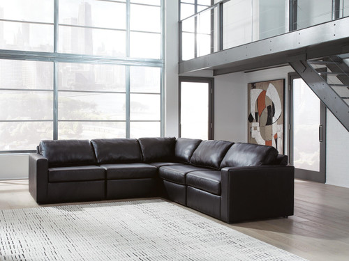 Ashley Modmax II Black 5-Piece Sectional