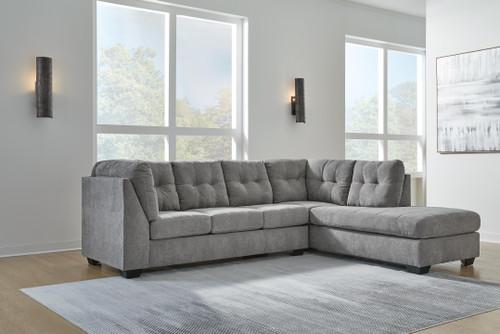 Ashley Marleton Gray 2-Piece Sectional with Chaise 55305/17/66