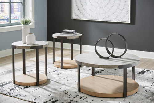 Ashley Darthurst Light Brown Table (Set of 3)