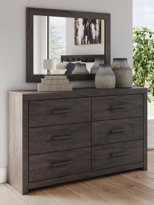 Ashley Prendonea Charcoal Dresser and Mirror