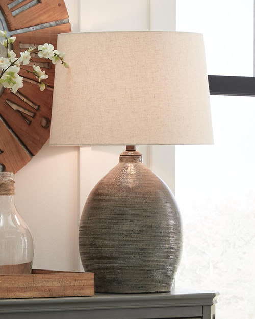 Ashley Joyelle Gray Table Lamp