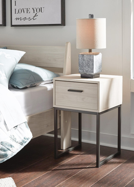 Ashley Socalle Light Natural Nightstand