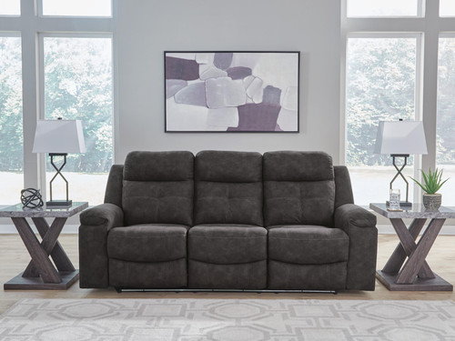 Benchcraft Brysonview Charcoal Reclining Sofa