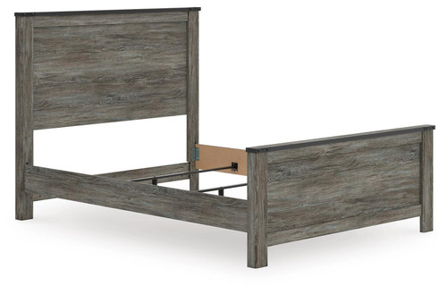 Ashley Frandern Black Gray Queen Panel Bed