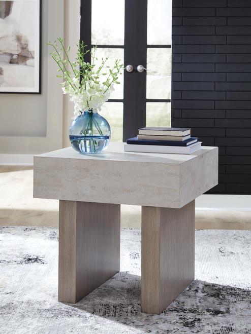 Ashley Jorlaina Light Grayish Brown End Table