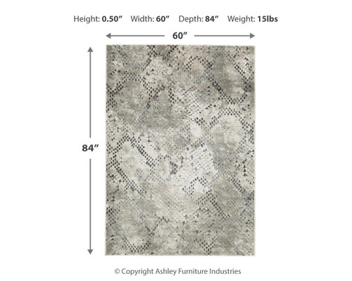 Ashley Poincilana Multi 5' x 7' Rug