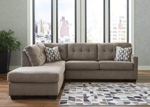Ashley Mahoney Chocolate 2-Piece Sectional with Chaise