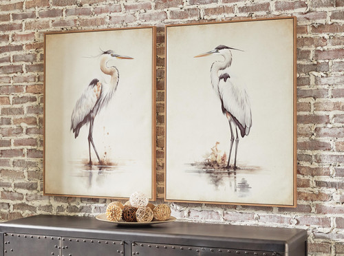 Ashley Aubinell Beige Wall Art (Set of 2)