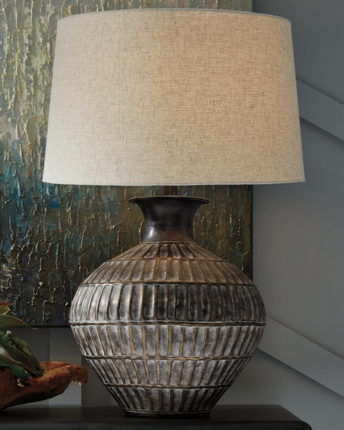 Ashley Magan Antique Bronze Finish Table Lamp