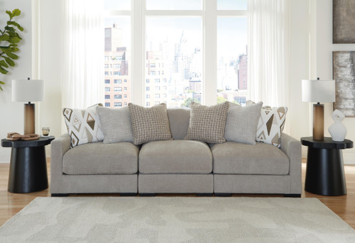 Benchcraft Aslan Court Flax 3-Piece Sofa Sectional