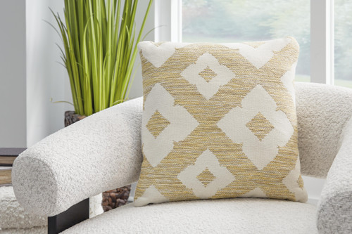 Ashley Brockner Next-Gen Nuvella Brown Yellow Pillow (Set of 4)