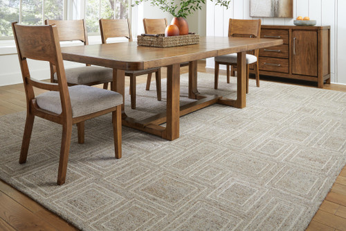 Ashley Brickburgh Gray Ivory Honey 10' x 14' Rug