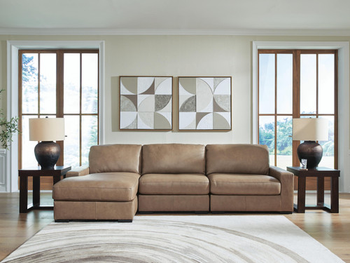 Benchcraft Veronella Sahara 3-Piece Sectional with Chaise