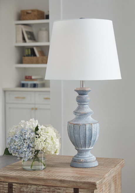 Ashley Cylerick Antique Blue Table Lamp