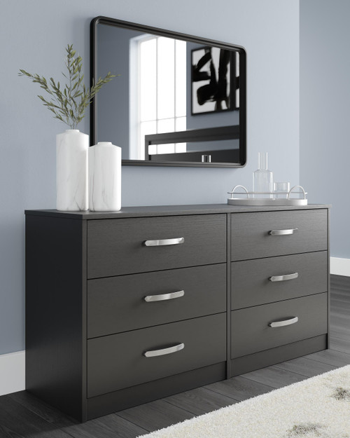 Ashley Finch Black Dresser