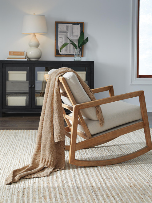 Ashley Anawood Gold Throw (Set of 3)