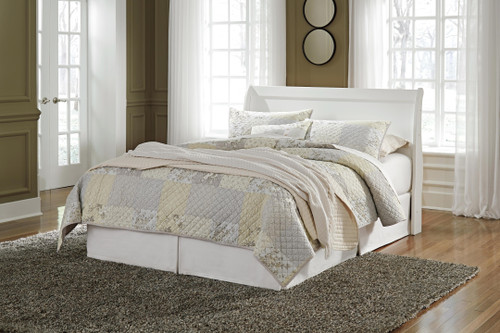 Ashley Anarasia White Queen Sleigh Headboard