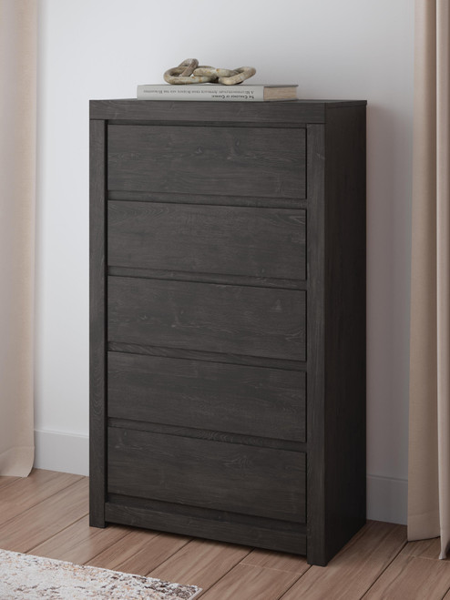 Ashley Parlayon Charcoal Chest of Drawers