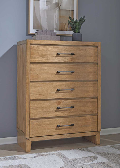 Ashley Sherbana Light Brown Chest of Drawers