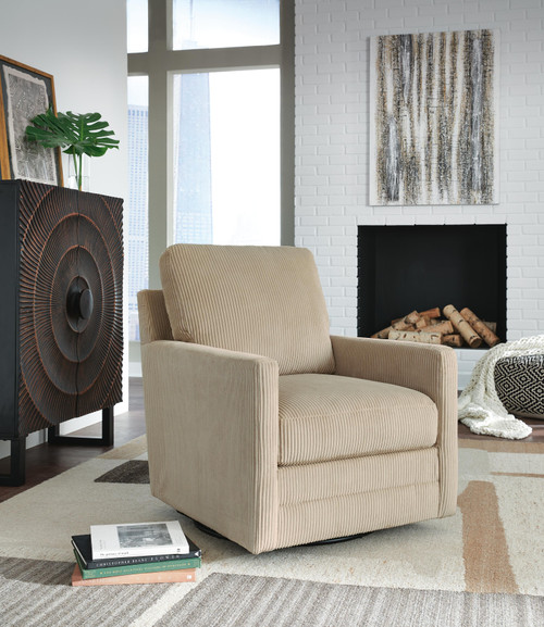Ashley Icaman Sand Swivel Accent Chair