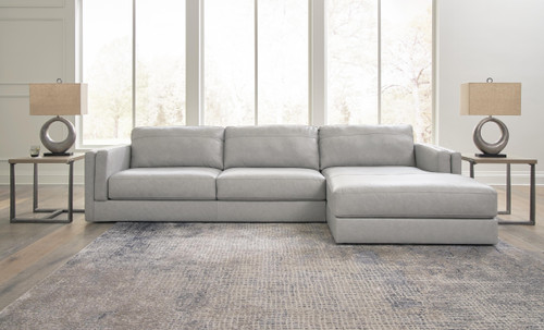 Ashley Amiata Glacier 2-Piece Sectional with Chaise 57404/17/66