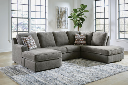Ashley O'Phannon Putty 2-Piece Sectional with Chaise