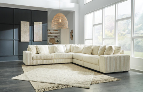 Ashley Lindyn Ivory 5-Piece Sectional