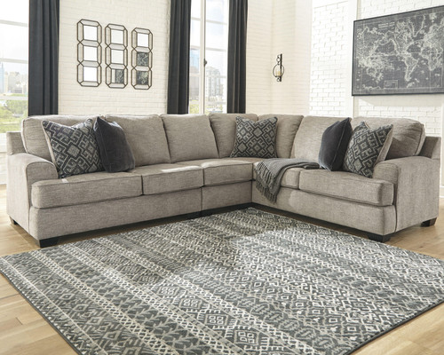 Ashley Bovarian Stone 3-Piece Sectional