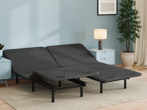 Nectar Comfort Classic Adj Base Black Split California King Adjustable Base