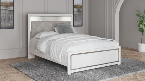 Ashley Altyra White Queen Panel Bed