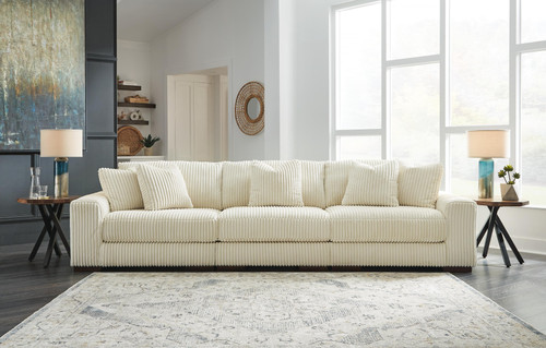 Ashley Lindyn Ivory 3-Piece Sectional Sofa
