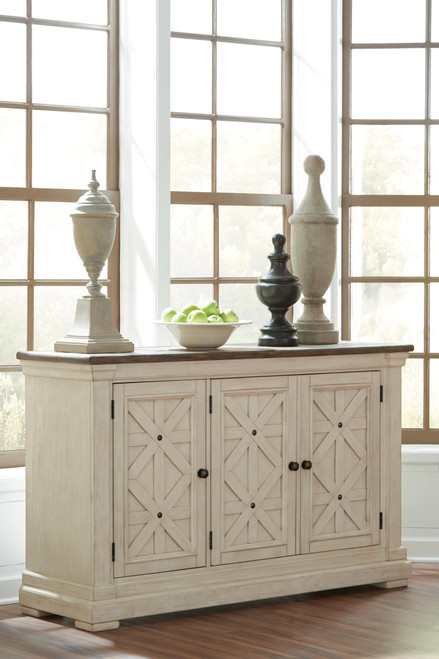 Ashley Bolanburg Two-tone Dining Server