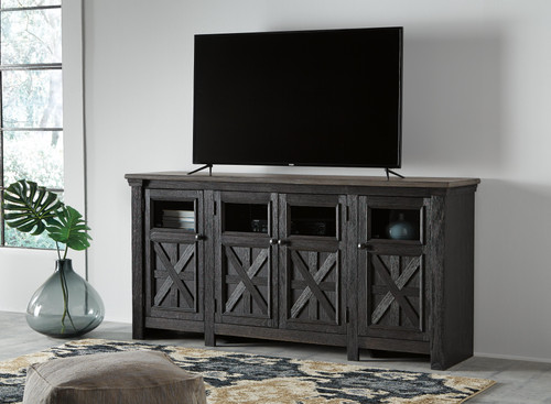 Ashley Tyler Creek Black Gray 74" TV Stand