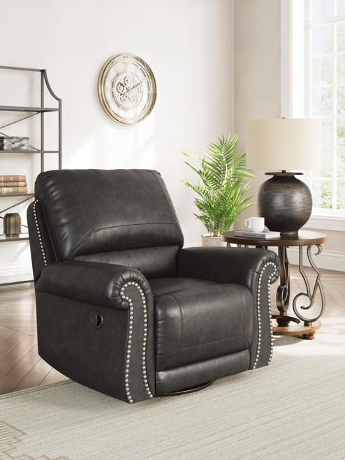 Ashley Shadsburne Granite Swivel Glider Recliner