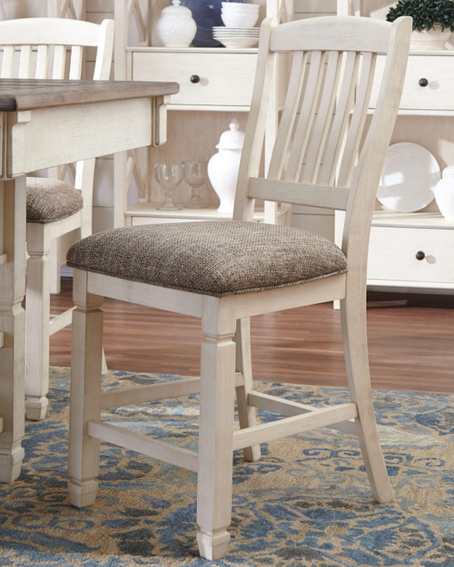 Ashley Bolanburg Two-tone Counter Height Bar Stool (Set of 2) D647-124