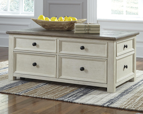 Ashley Bolanburg Two-tone Coffee Table with Lift Top
