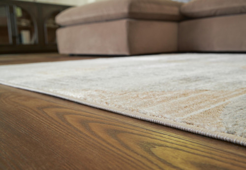 Ashley Truward Linen Gray Caramel 8' x 10' Rug