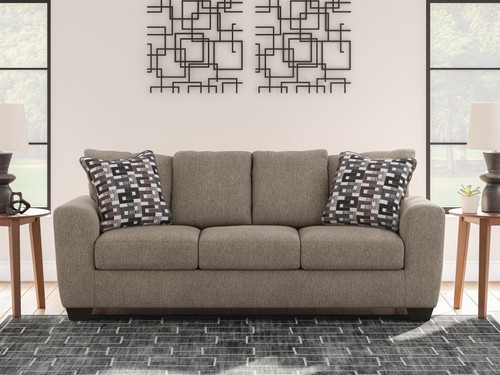 Benchcraft Triston-Peaks Suede Sofa