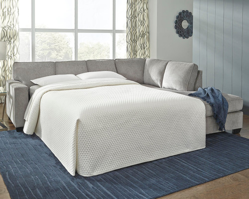 Ashley Altari Alloy 2-Piece Sleeper Sectional with Chaise
