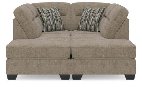 Benchcraft Olten Mocha 2-Piece Super Chaise