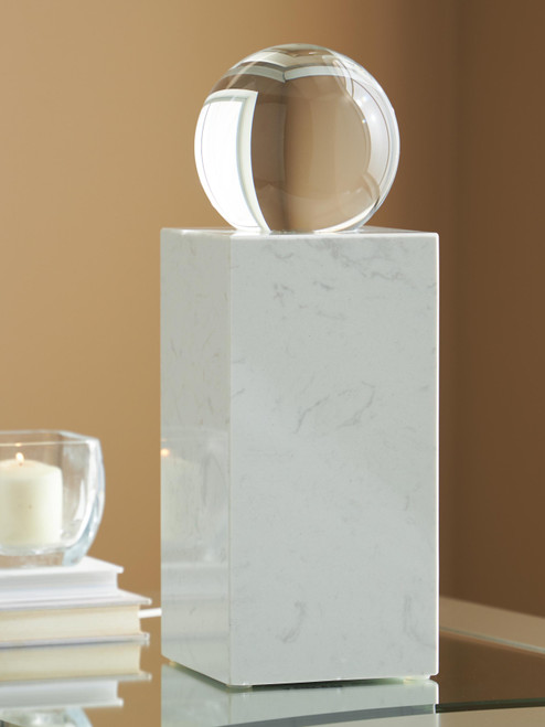 Ashley Sellner Clear White Sculpture A2000778