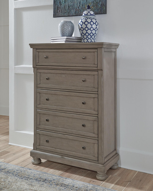 Ashley Lettner Light Gray Chest of Drawers