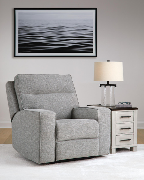 Ashley Biscoe Pewter Power Recliner