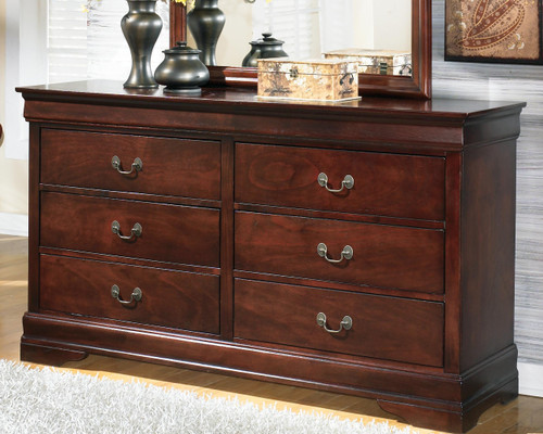 Ashley Alisdair Reddish Brown Dresser
