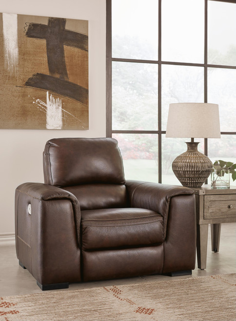Ashley Alessandro Walnut Power Recliner